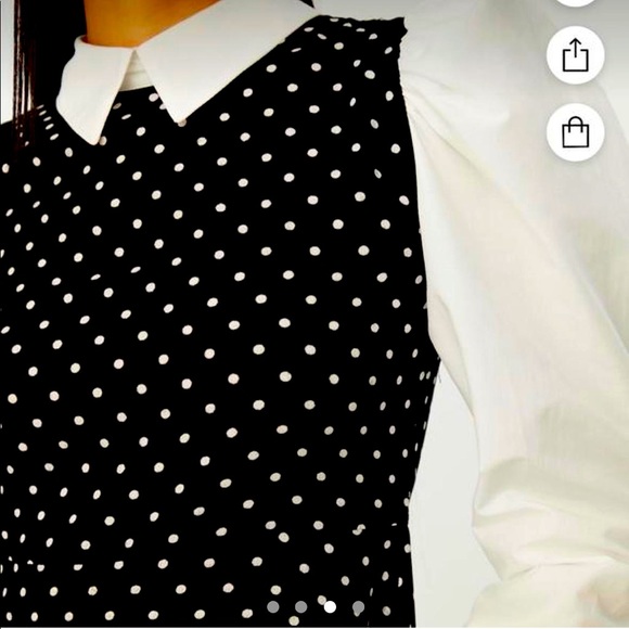 Polka-dotted mini dress - Picture 4 of 4